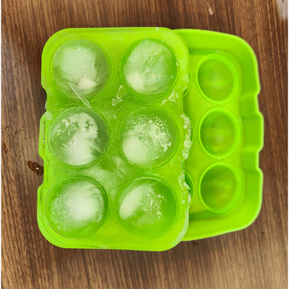 Premium Silicone Ice Cube Tray with Lid - Large, Small, Round, and Sphere Ice Molds for Freezer - Reusable Ice Cube Maker for Whiskey, Cocktails, and More (Set of 3)