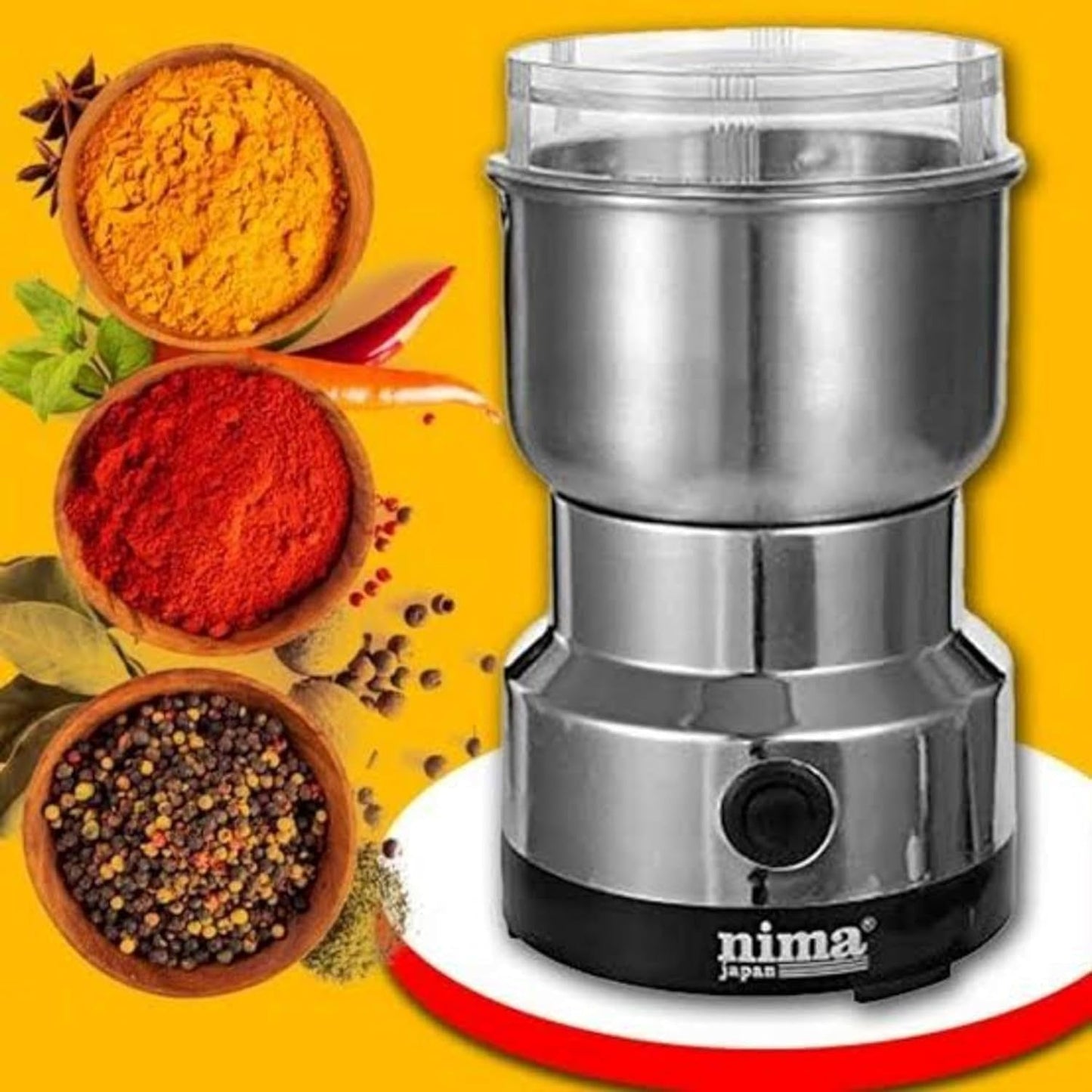 Premium Electric Spice Grinder and Pepper Mill: Masala, Peppercorn, Salt & Pepper Shaker Machine – Stainless Steel & Wooden Options for Home and Commercial Use (18 Month Manufacturer Warrenty)